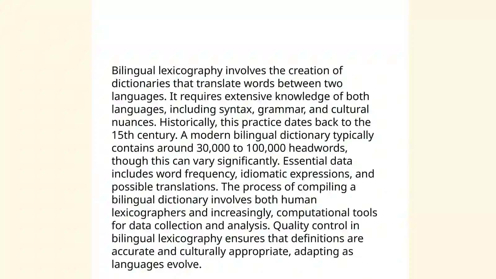 Lexicography 4