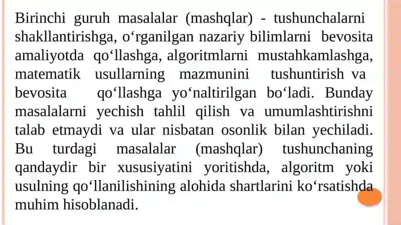 MASALA, UNING FUNKSIYALARI VA TURLARI. 4