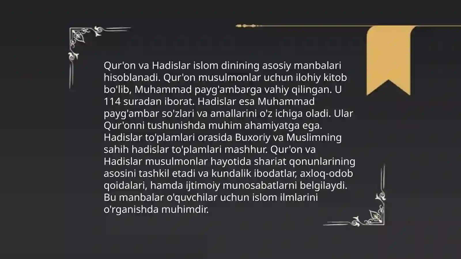 Islom dini va uning mohiyatlari 4