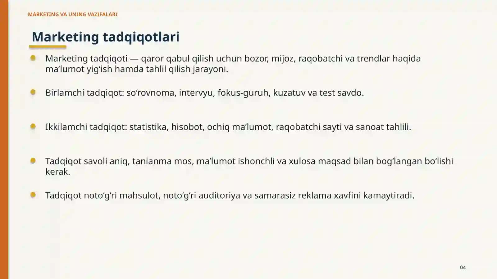MARKETING VA UNING VAZIFALARI 4