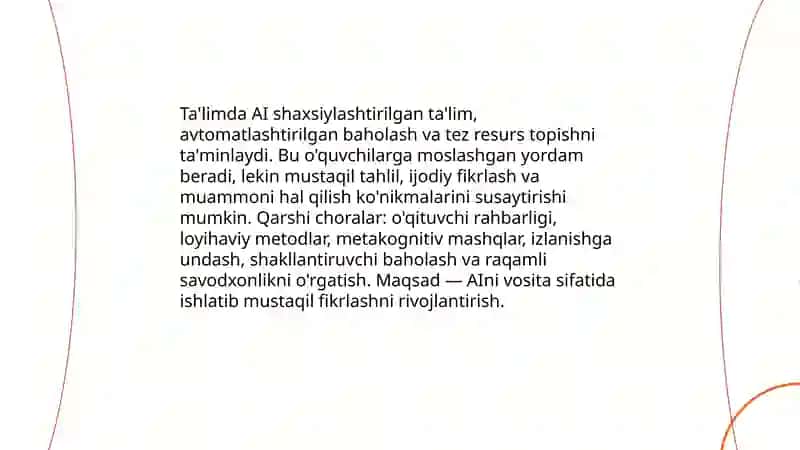 Sunʼiy intellekt sabab unson fikrlamay qo'yyaptimi 4