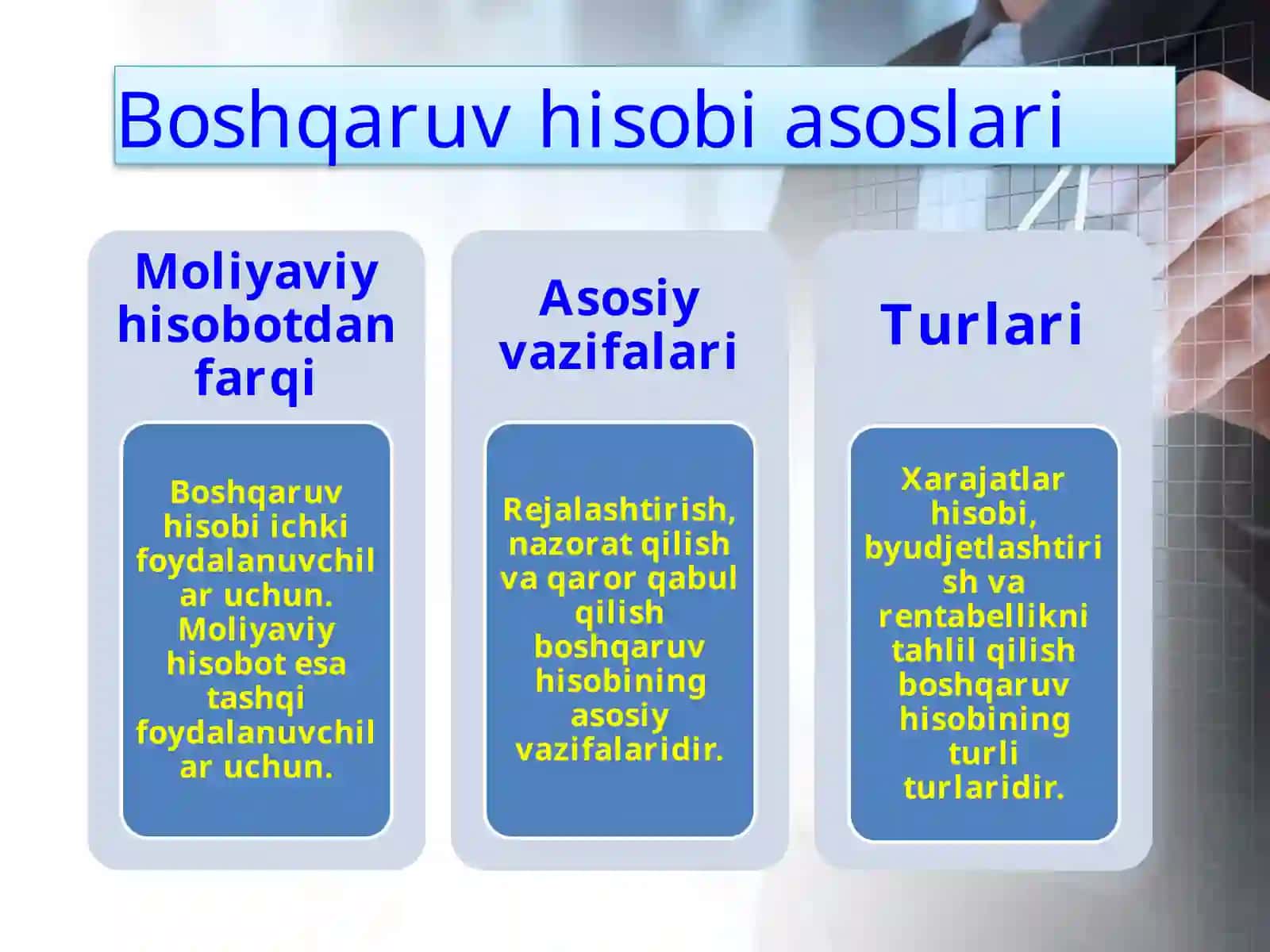 Korxonalarda boshqaruv hisobini tashkil etish jarayonida IT tizimlaridan foydalanish 4