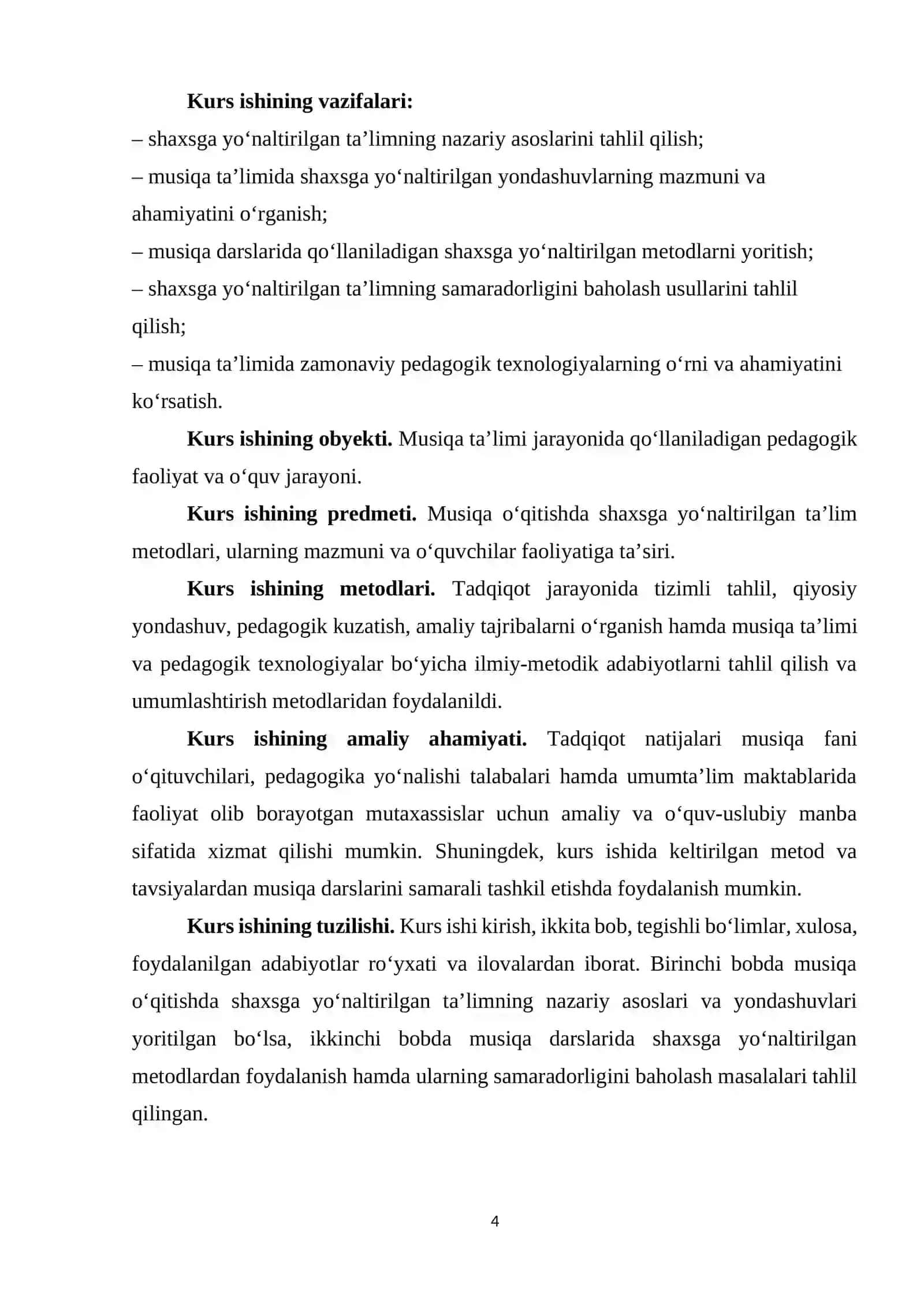 Musiqa o’qitishda shaxsga yo’naltirilgan ta’limdan foydalanish metodikasi 4