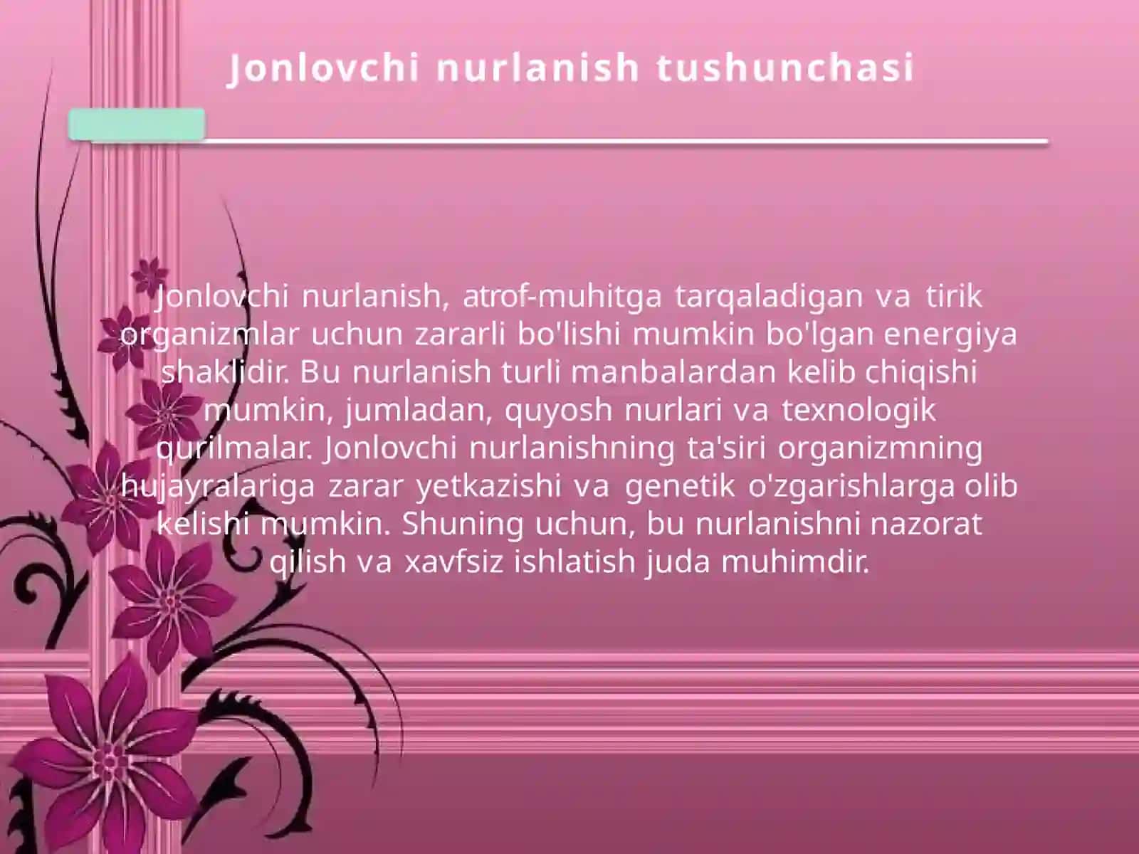 Nurlanish normalari asoslari 4