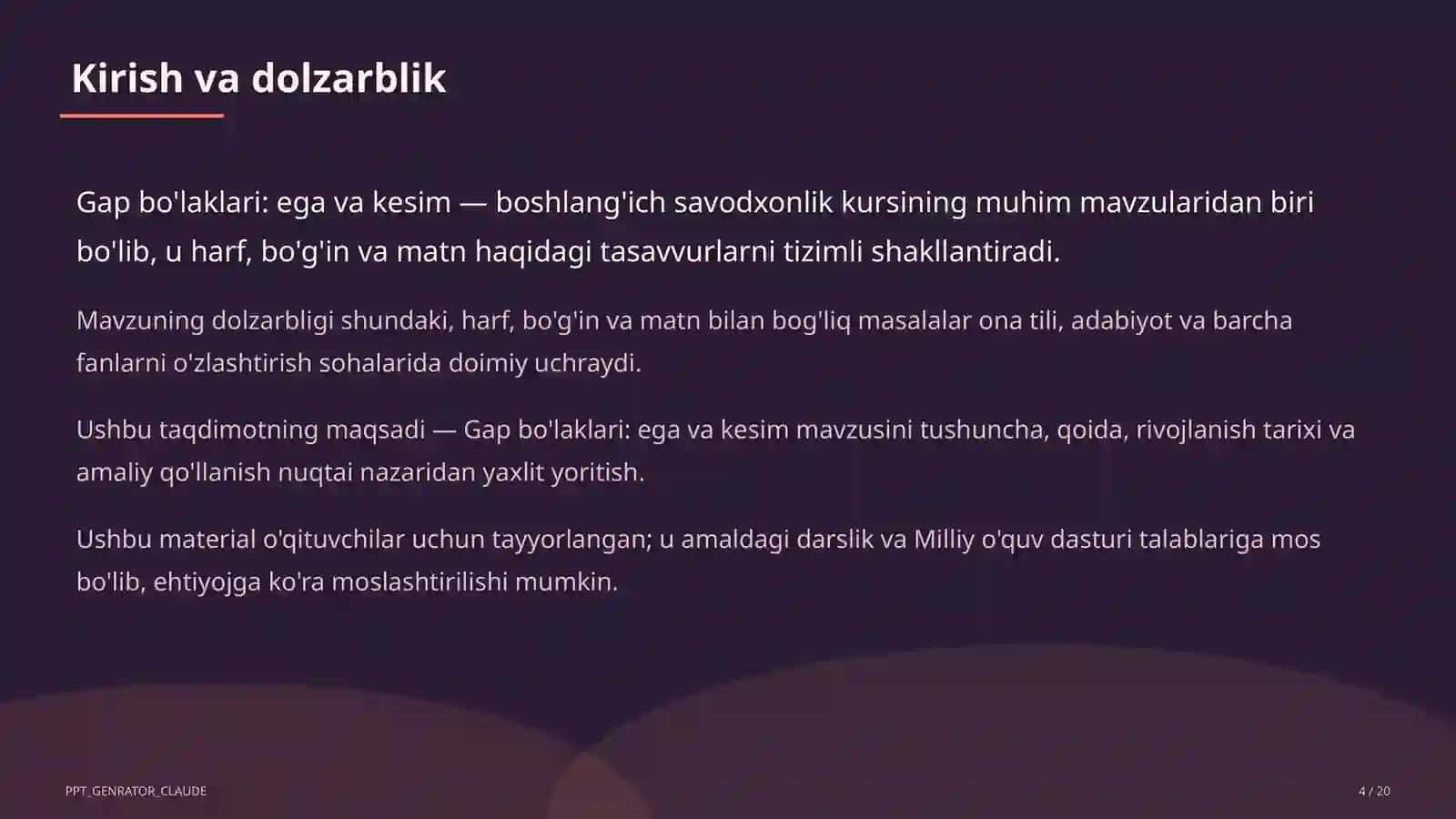 Ega va kesim 4