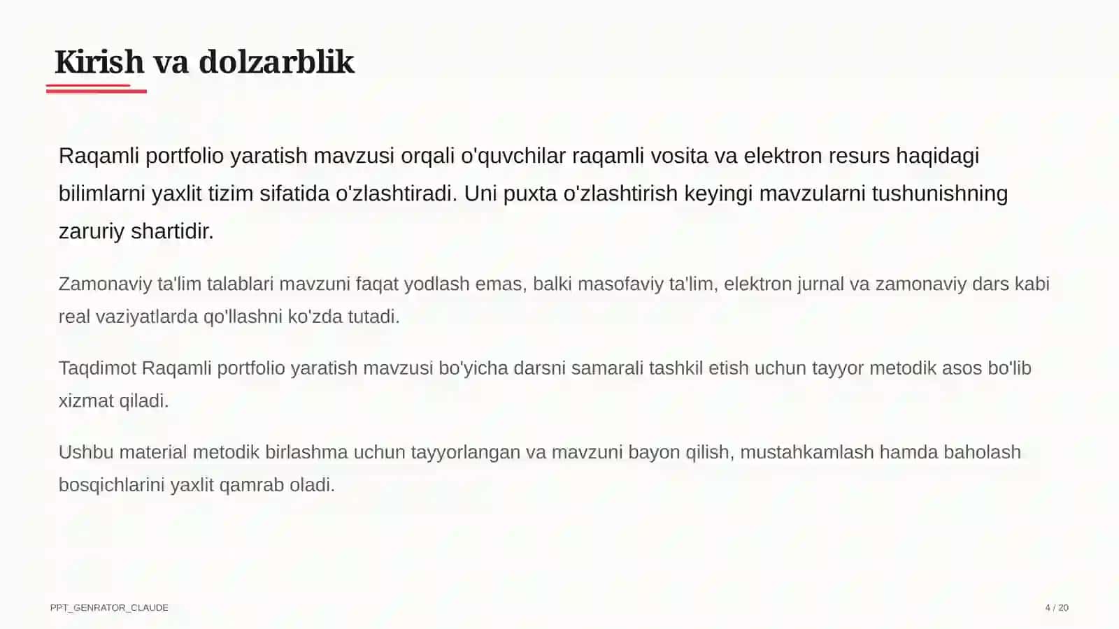 Raqamli portfolio yaratish mavzusi 4