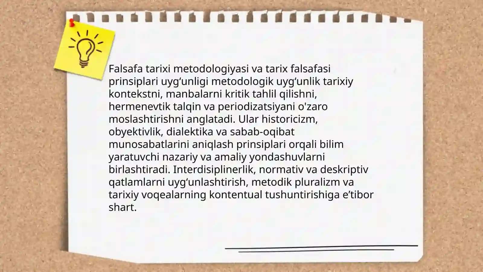 Falsafa tarix va tarix falsafasi uygʻunligi 4