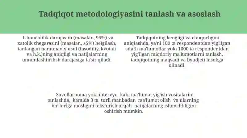 Marketing Tadqiqotlarini O'tkazish Usullari 4