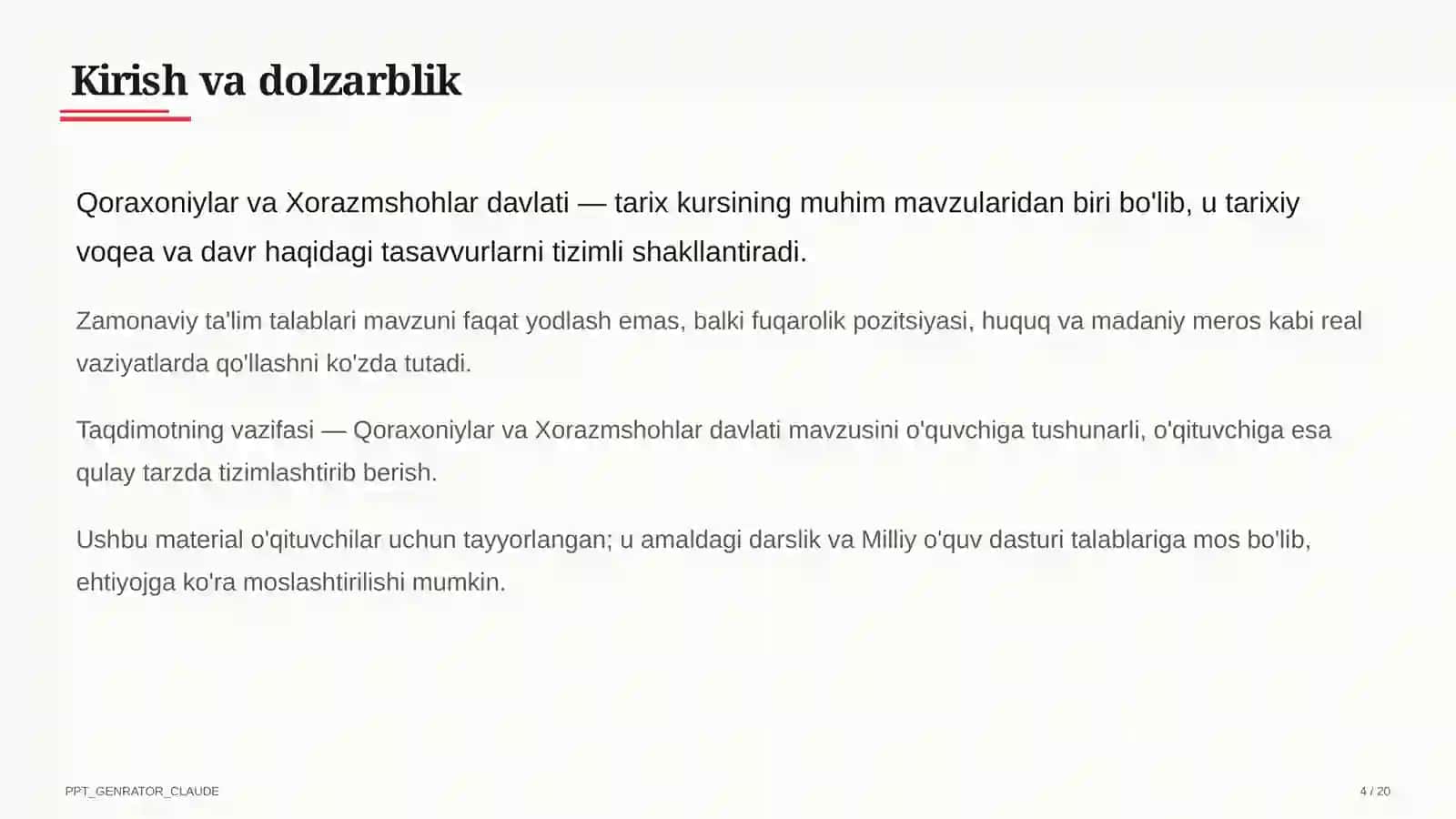 Qoraxoniylar va Xorazmshohlar davlati (7-sinf) 4