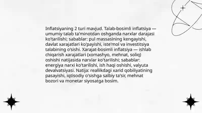 Inflatsiya va uning oqibatlari 4