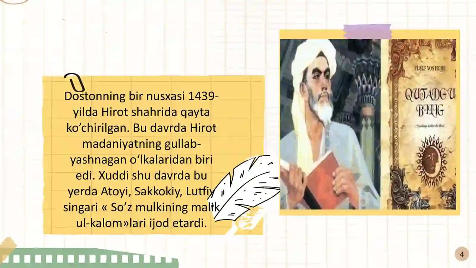 QUTADG‘U BILIG 4