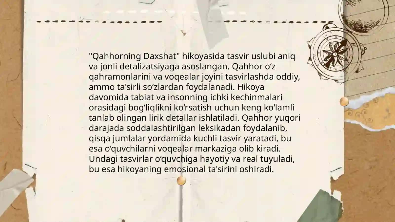 Abdulla Qahhor daxshat hikoyasining uslubiy tahlili 4