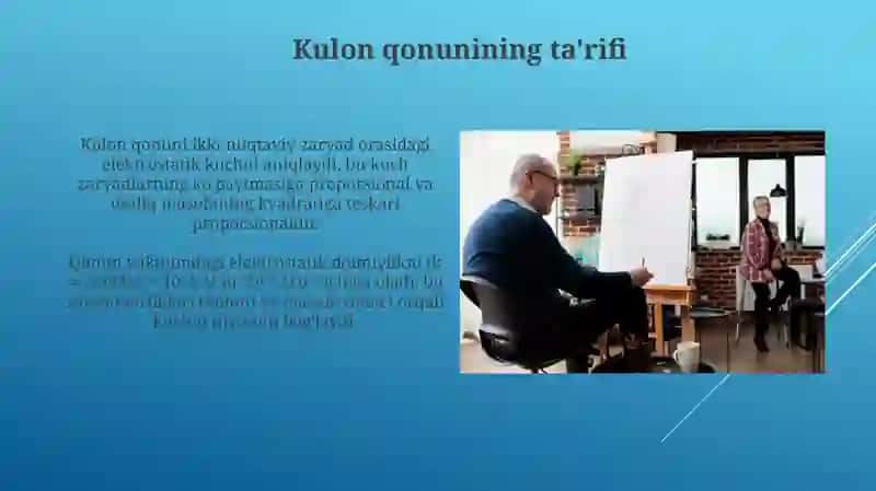 Kulon qonunining qo'llanilishi va cheklanishlari 4