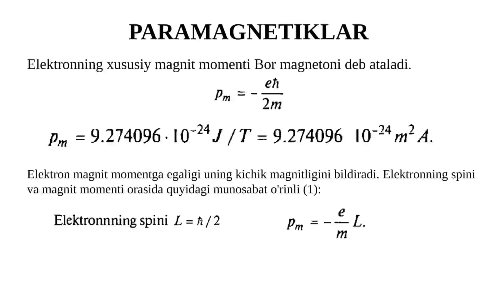 Kristallarning magnit xossalari 4