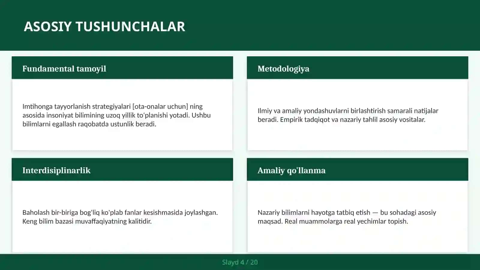 Imtihonga tayyorlanish strategiyalari [ota-onalar uchun] 4