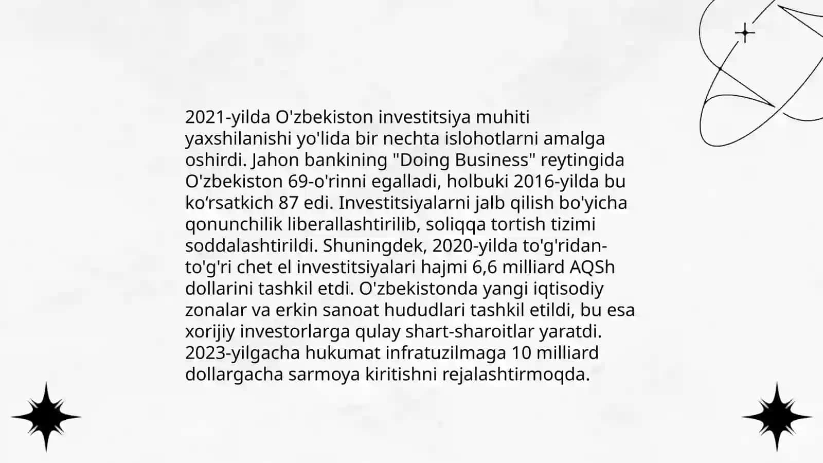 O'zbekiston Respublikasining xalqaro reyting va indeksiyalardagi o'rni va nufuzini ortib borishi 4