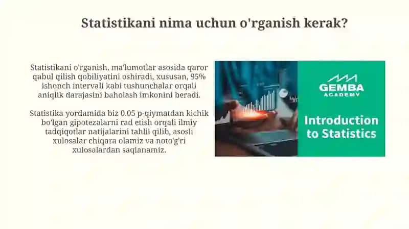 Statistikafanigakirish 4