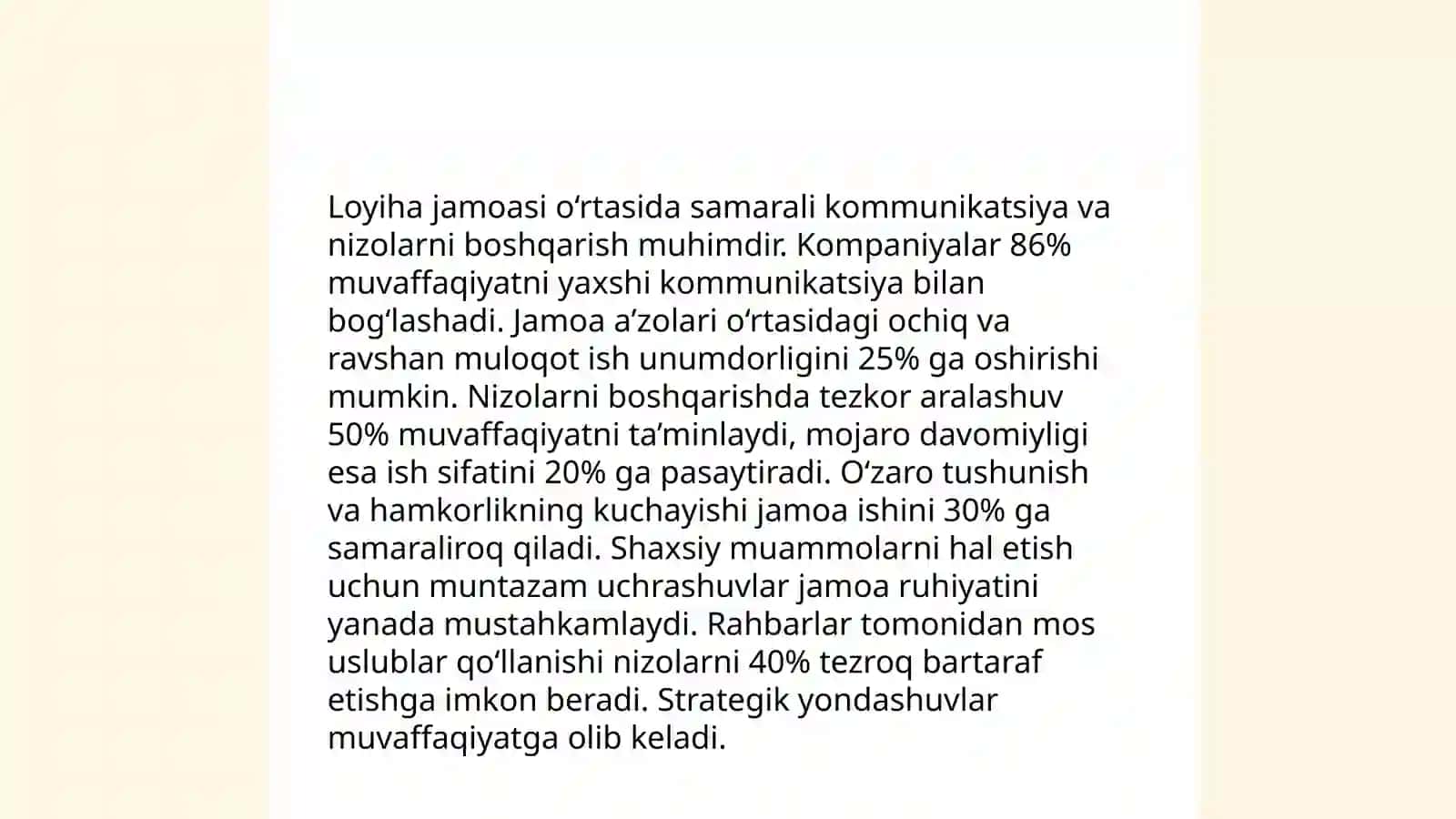 Nizolarni erta aniqlash usullari loyiha boshqaruvida 4