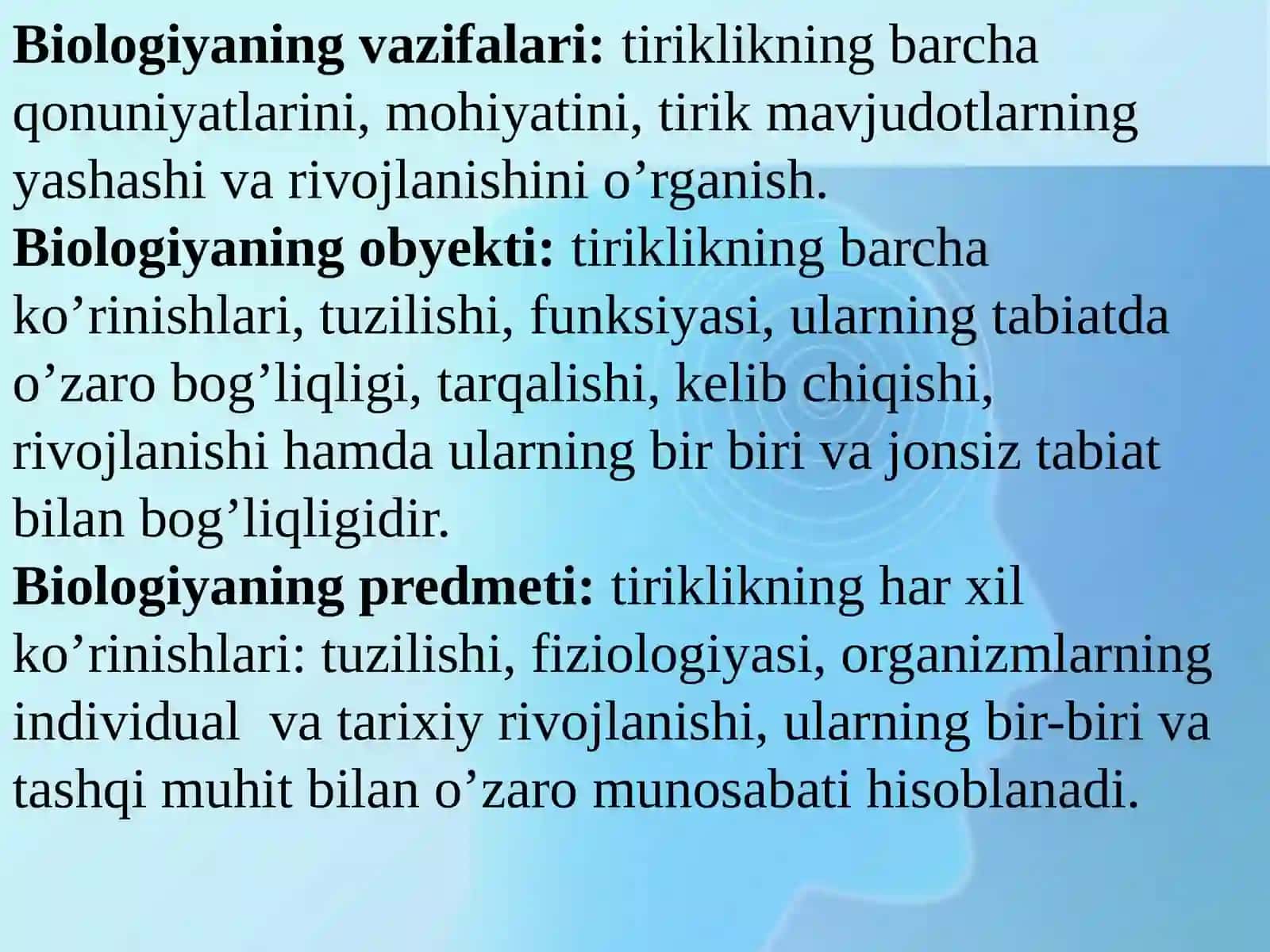 Tibbiy Biologiya Faniga Kirish 4
