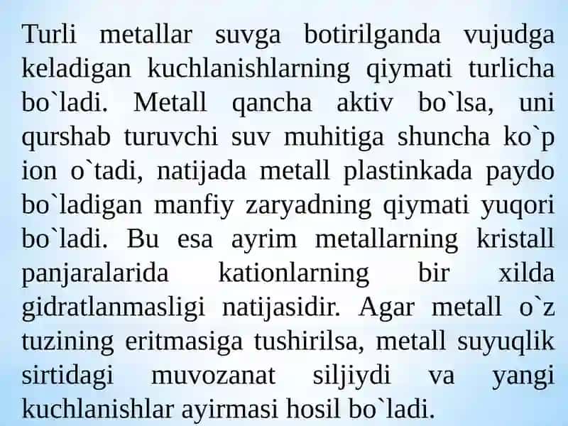 GALVANIK ELEMENTLAR. 4