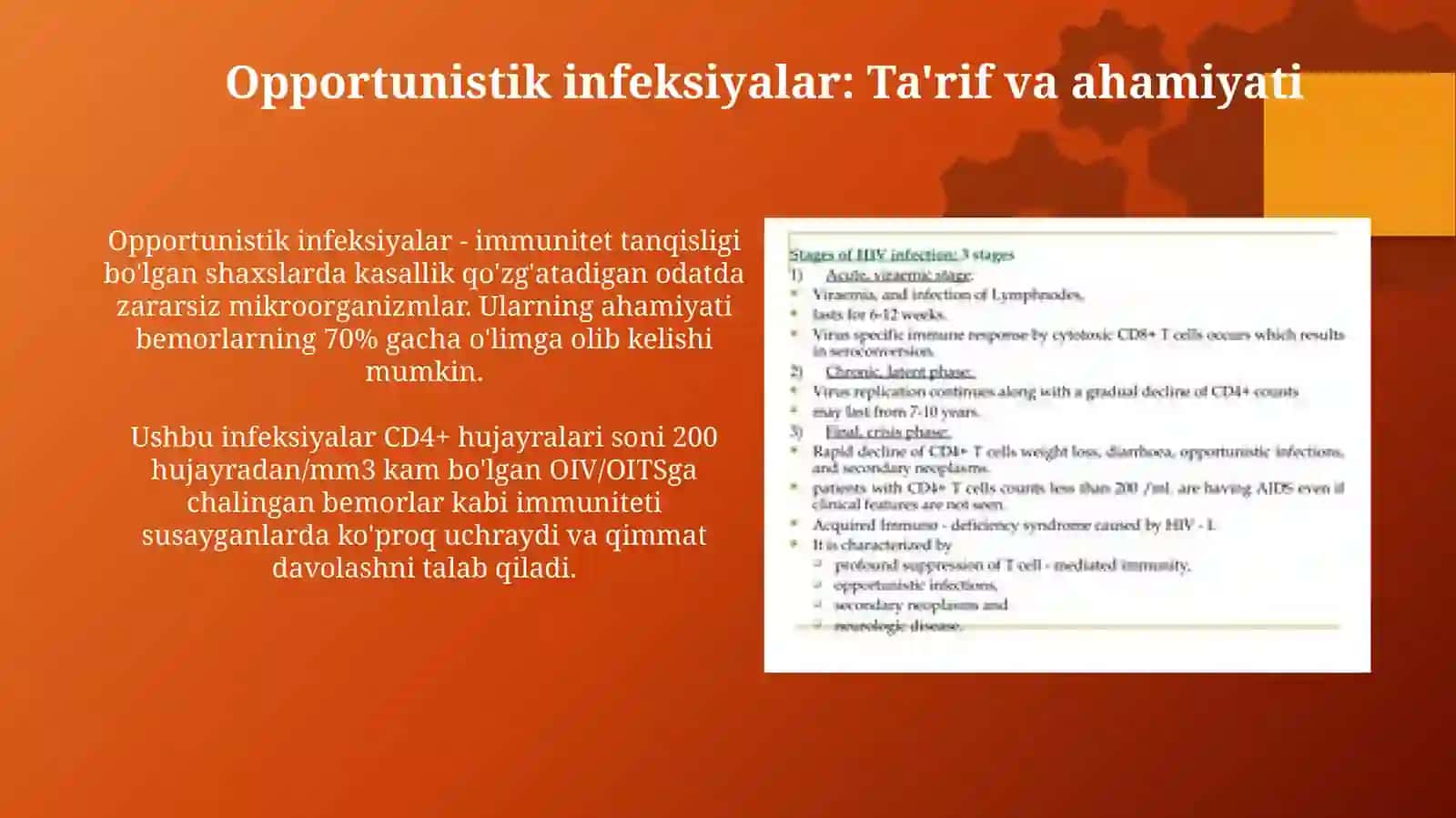 Immun tanqisligida opportunistik infeksiyalar boshqarilishining molekulyarmexanizmi 4