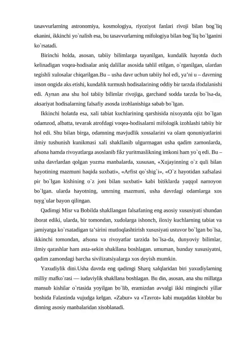 Falsafaning yo'nalish va ta'limotlari 4