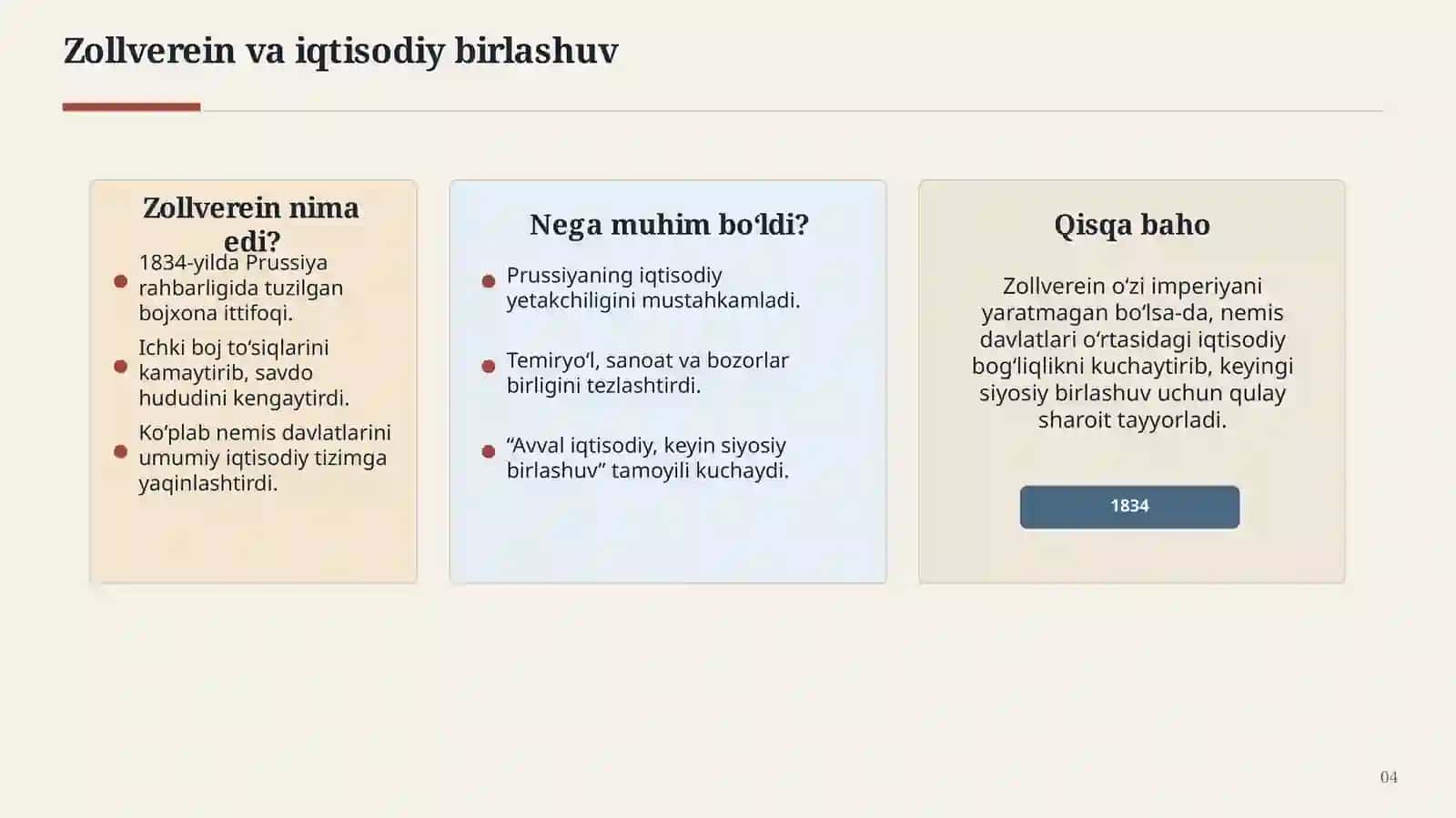 Bismark va birlashuv urushlari 4