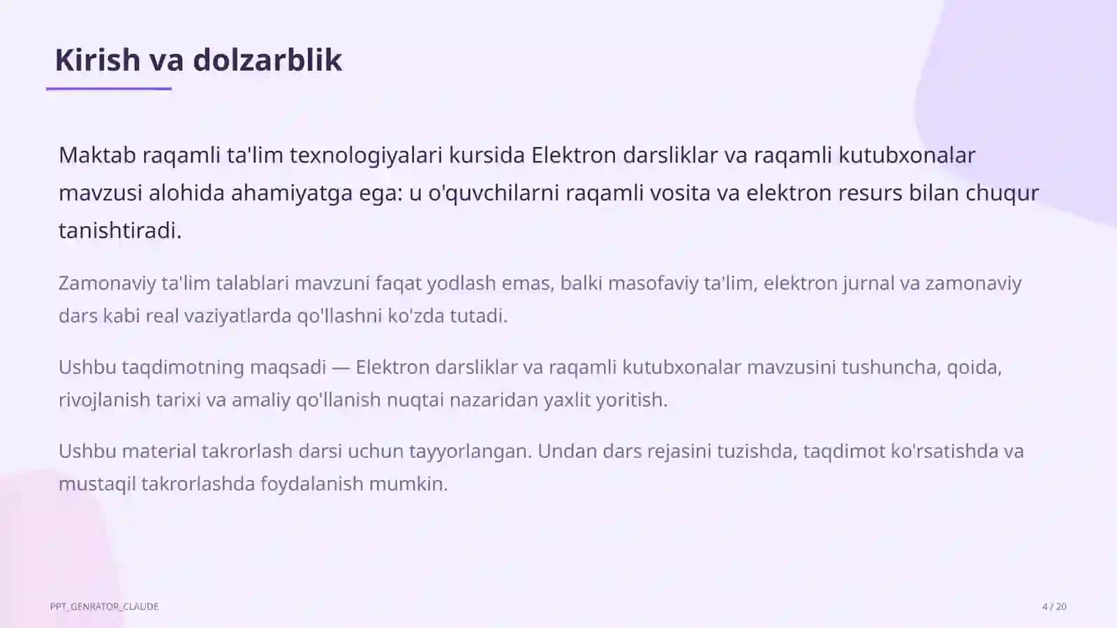 Elektron darsliklar va raqamli kutubxonalar 4