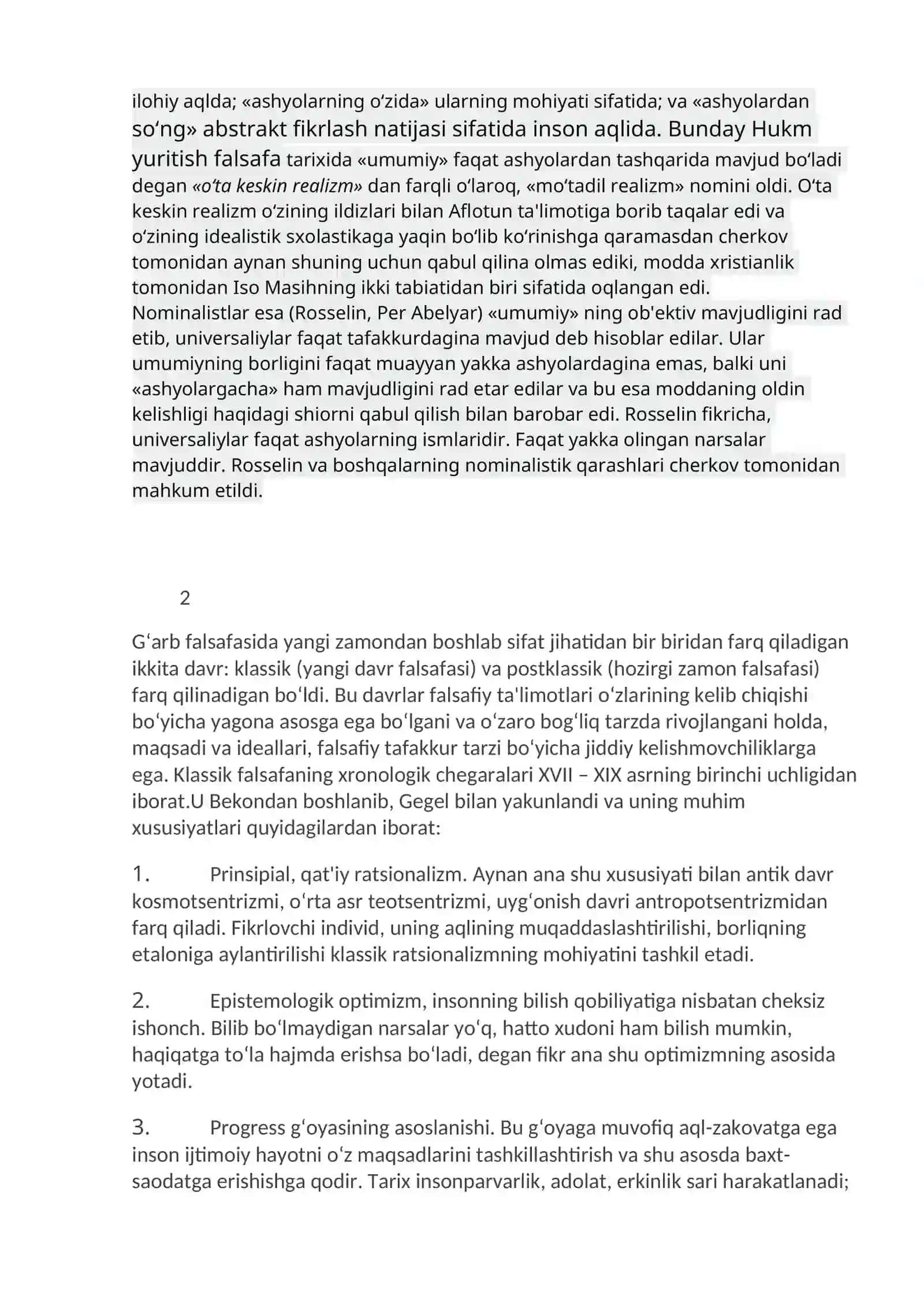 Yevropa Mutafakkirlari Platon, Dekart va Yumning Falsafag'a oid qarashlari 4