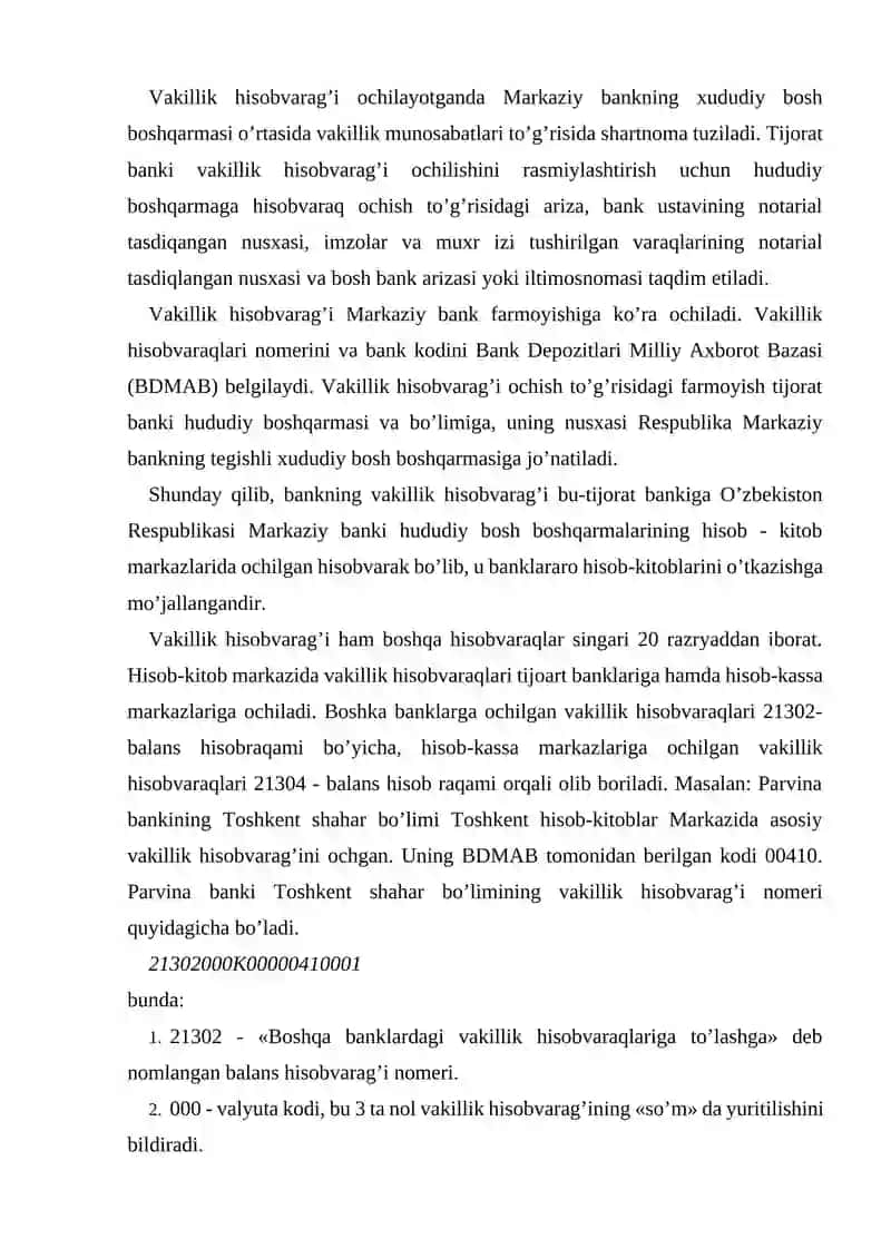 Banklararo hisob-kitoblarning mazmuni va ularning tashkil yetilishi 4