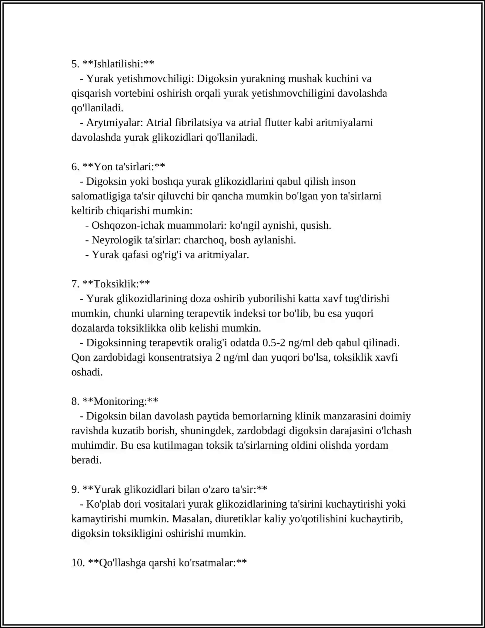 YURAK GLIKOZIDLARI 4