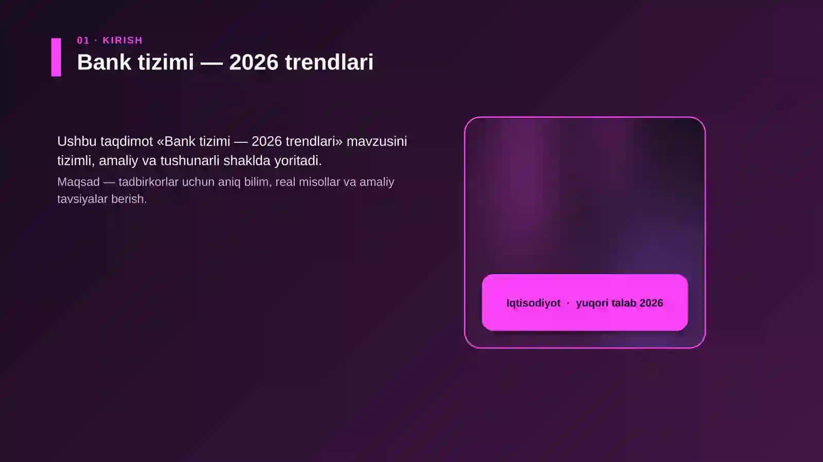 Bank tizimi — 2026 trendlari 4