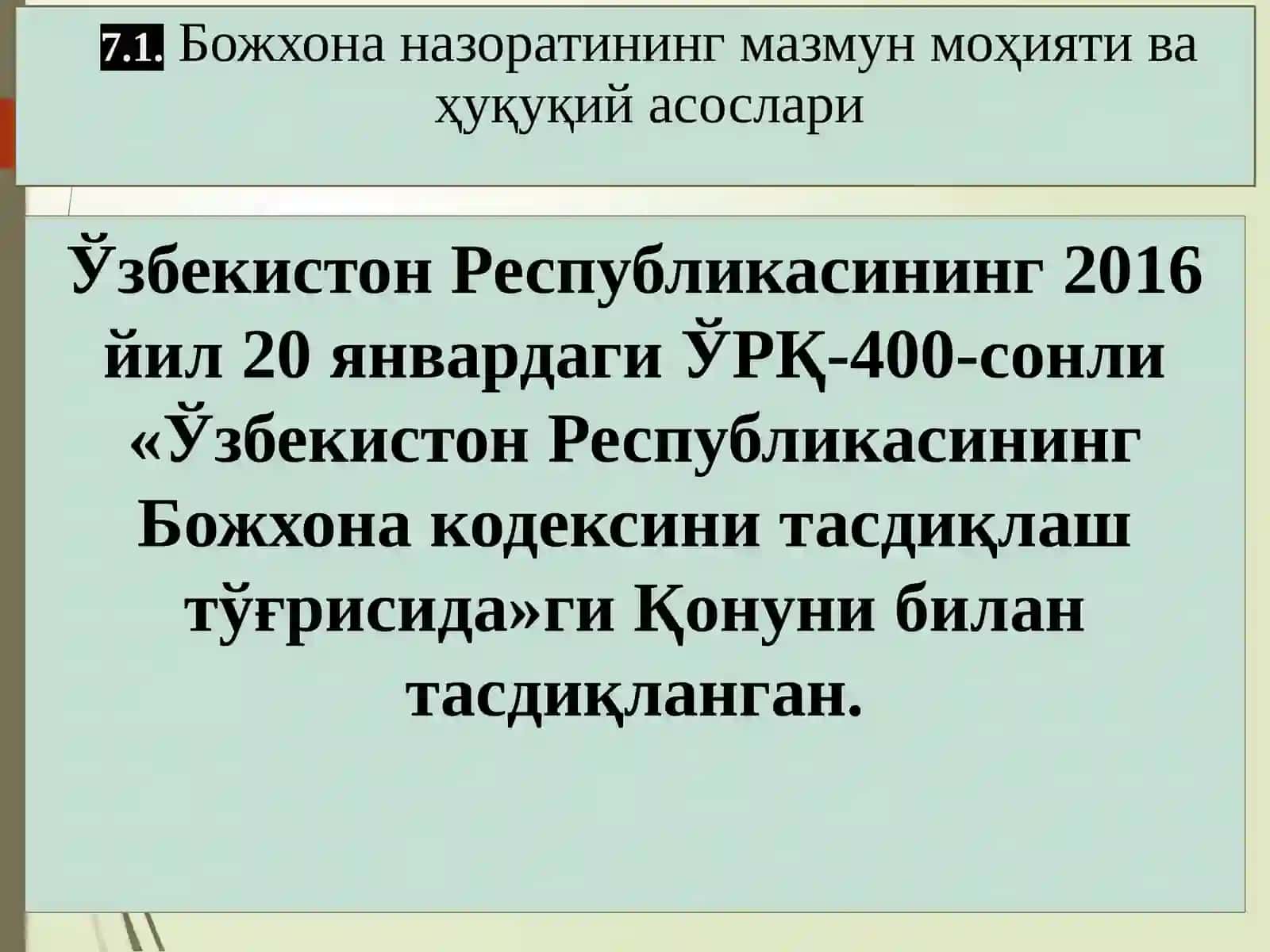 BOJXONA NAZORATI 4