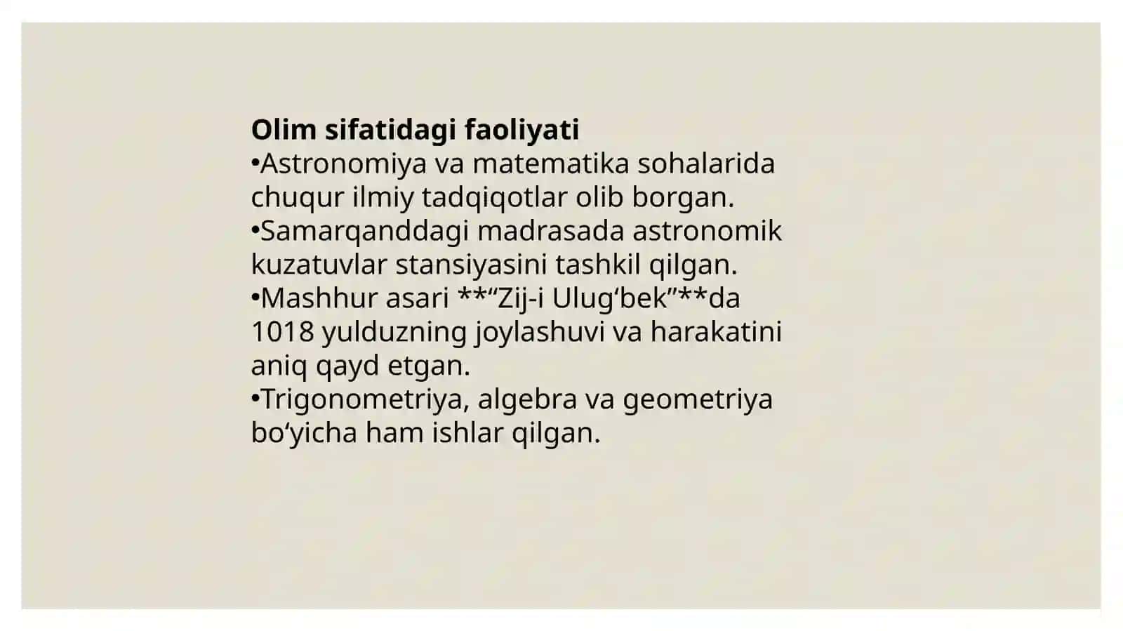 Mirzo Ulug‘bekning Hayoti va Zamonasi 4