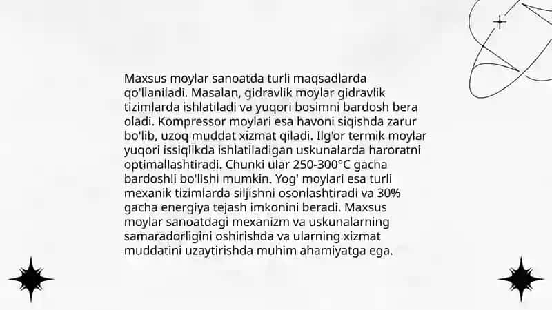 Maxsus moylar 4