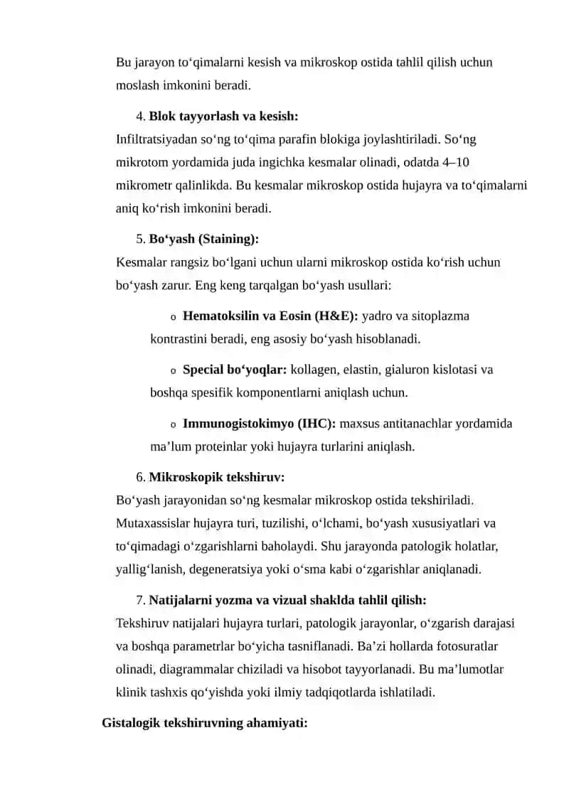 Gistalogik tekshirish 4