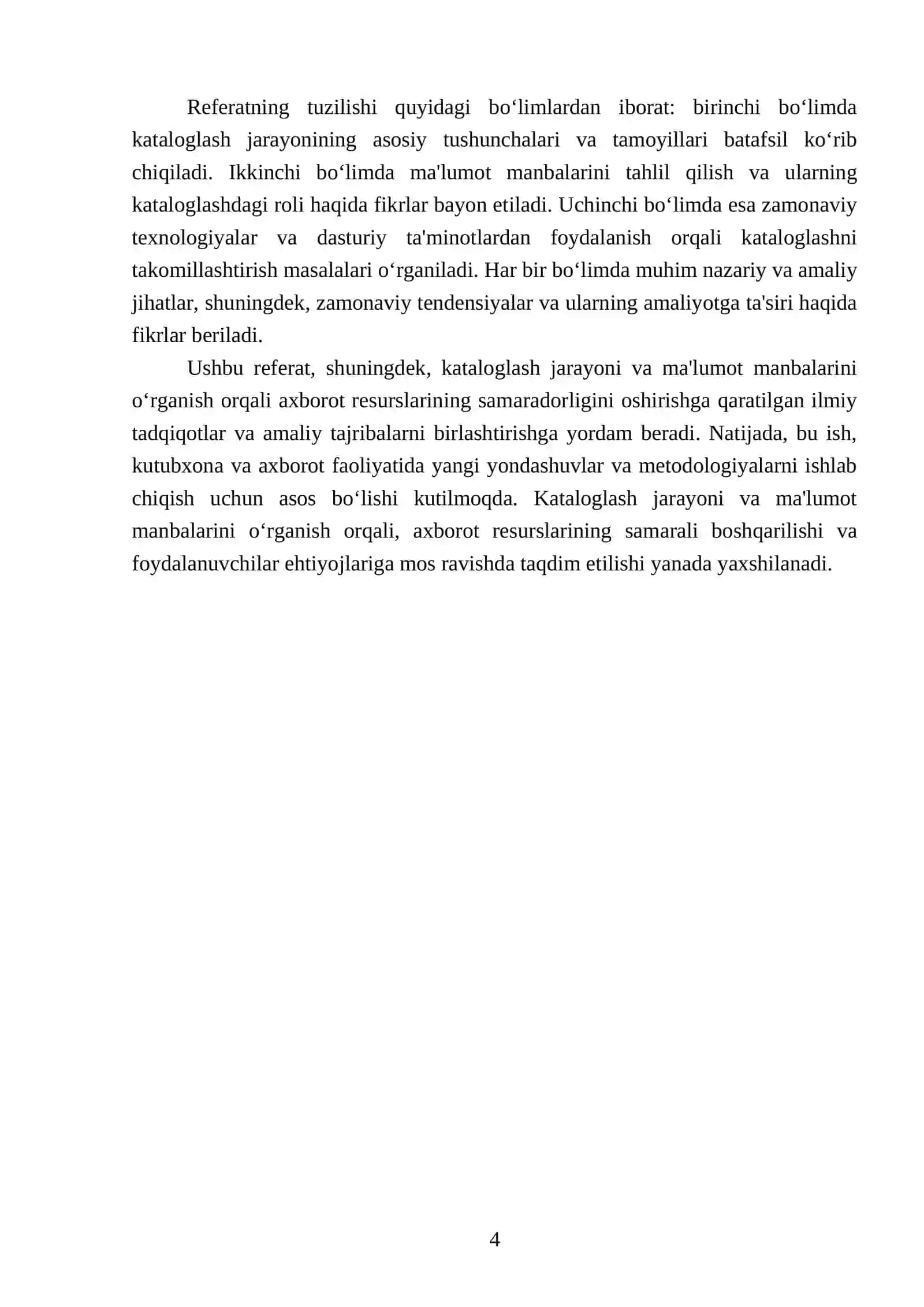 Kataloglash uchun ma’lumot manbalarini o‘rganish 4