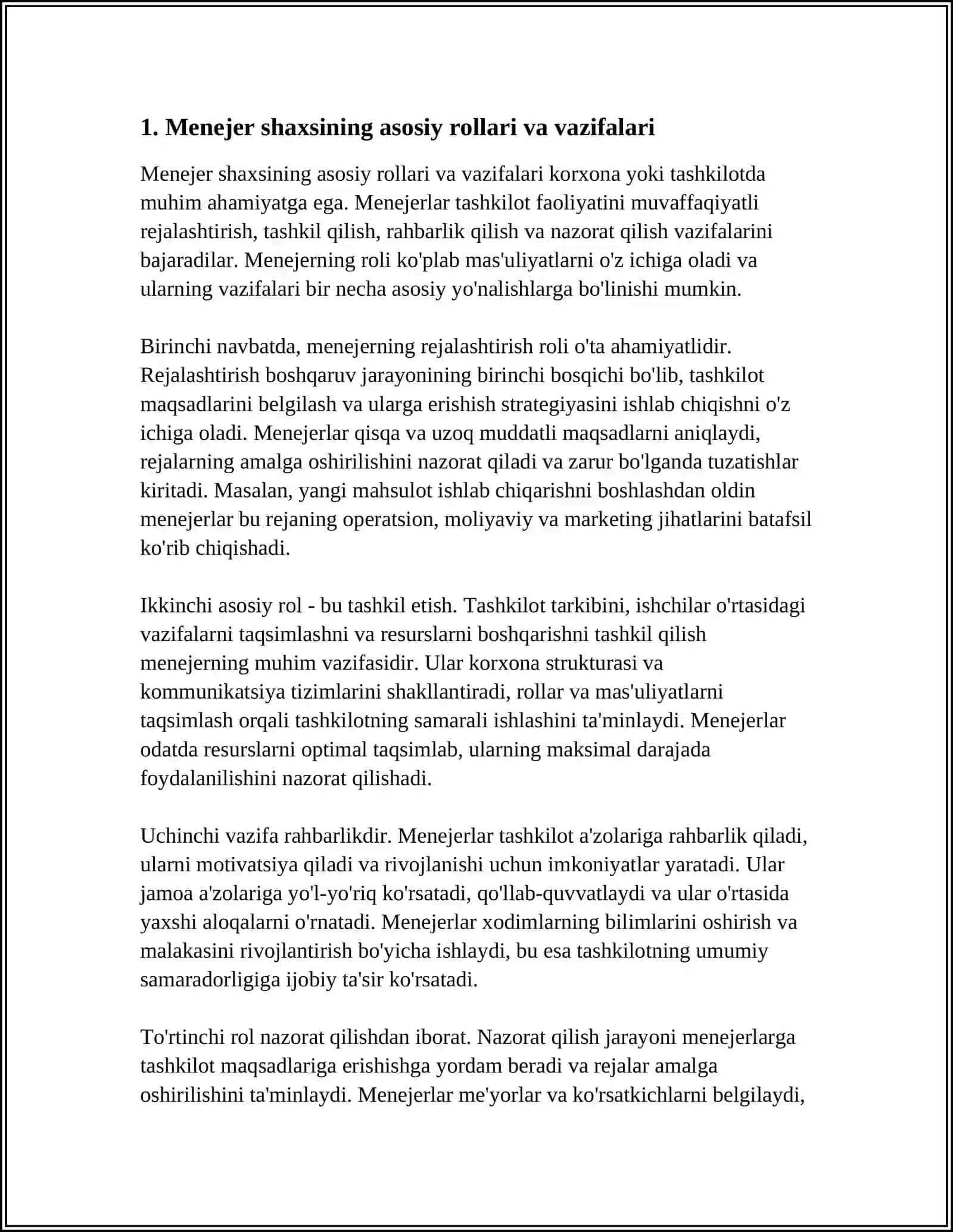 MENEJER SHAXSINING ROLI VA SIFATLARI 4