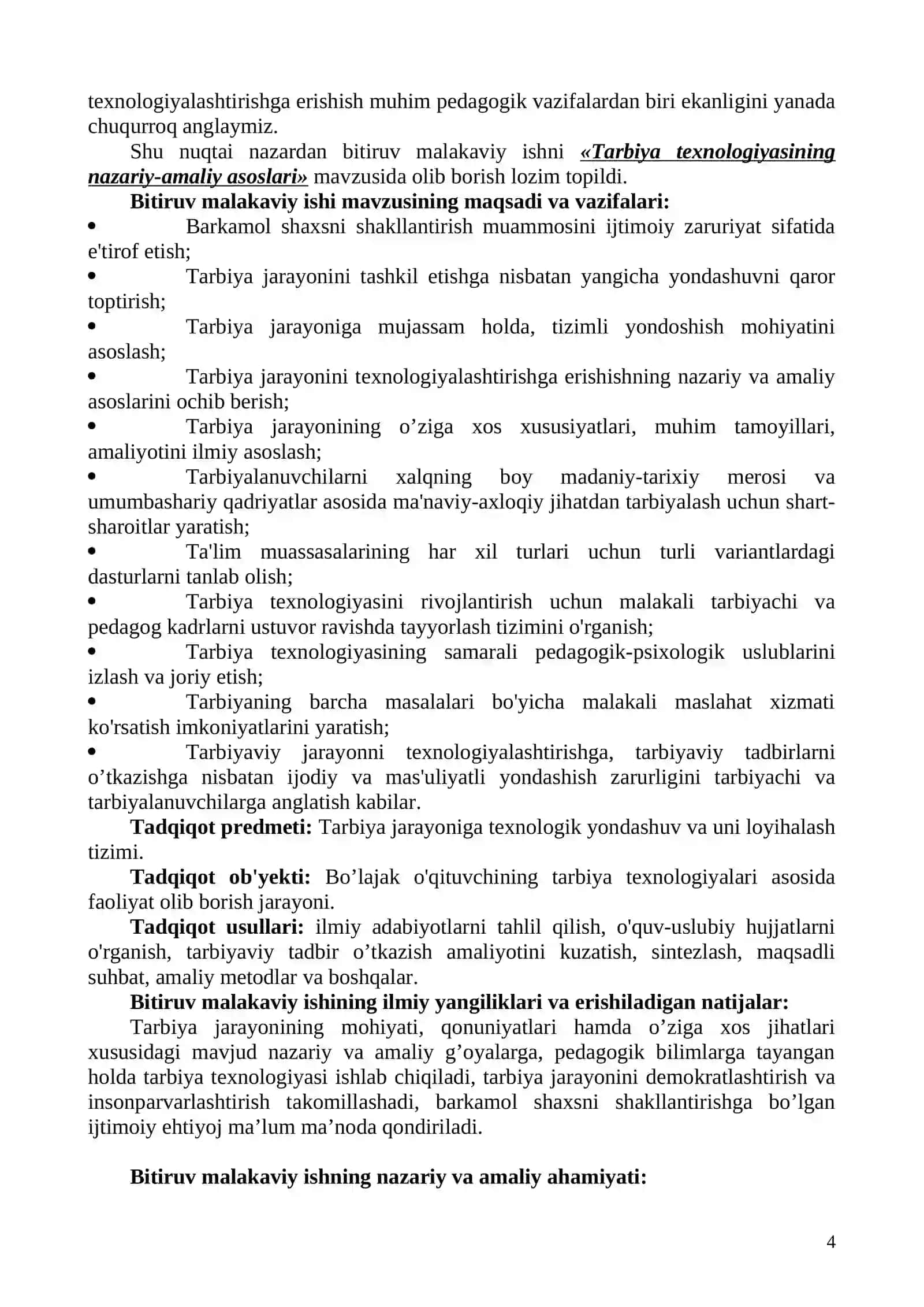 Pedagogik ta’lim jarayonida o’qituvchining zamonaviy axborot texnalogiyalardan samarali foydalanish 4