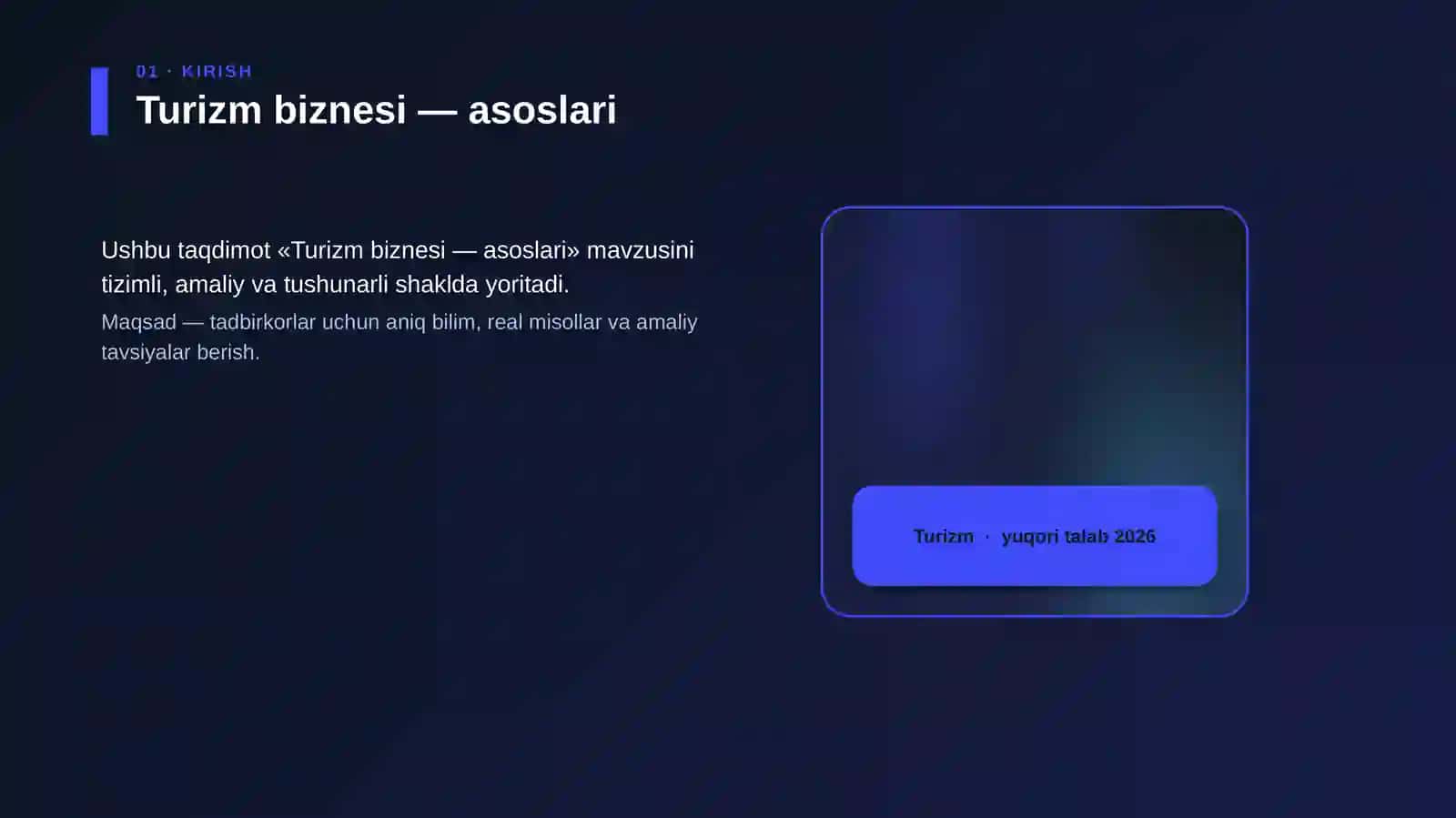 Turizm biznesi — asoslari 4