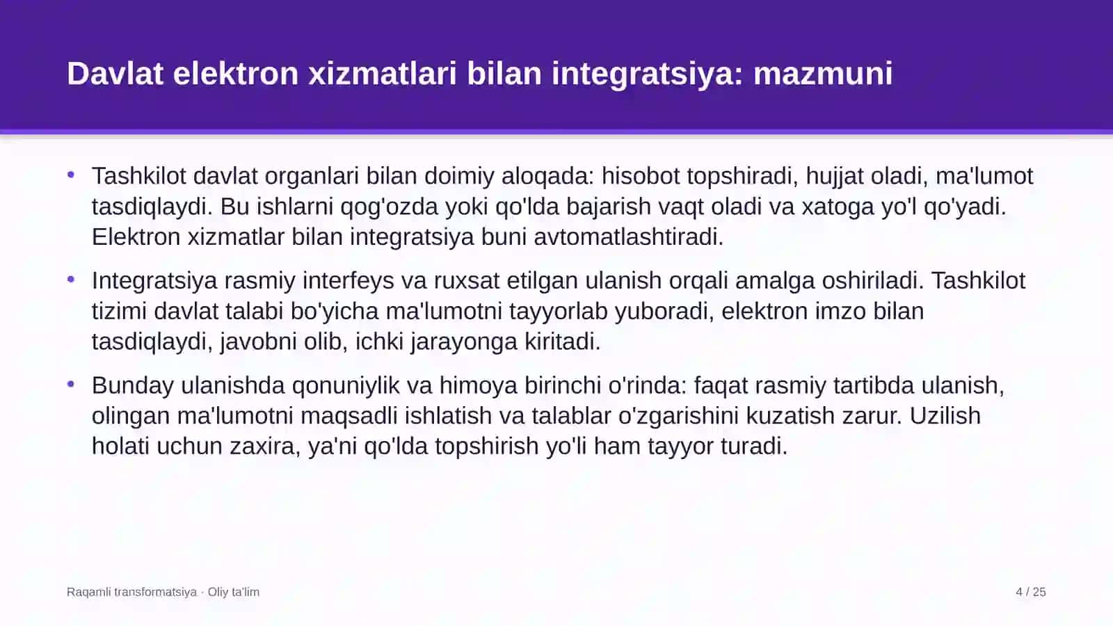 Ko'rgazma-yarmarkalarda davlat elektron xizmatlari bilan integratsiyalashuv 4