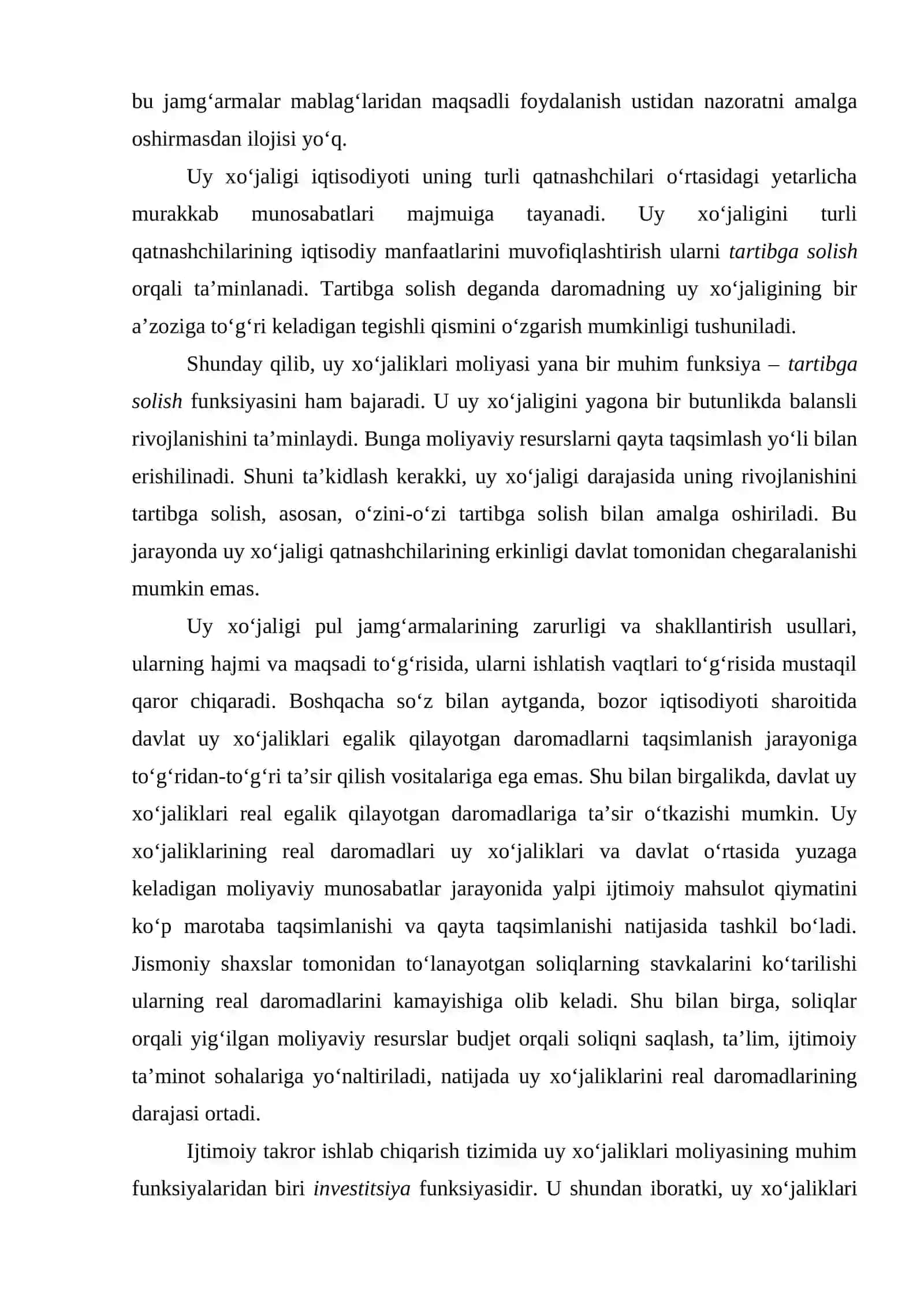 Uy xo‘jaliklari moliyasi va budjeti 4