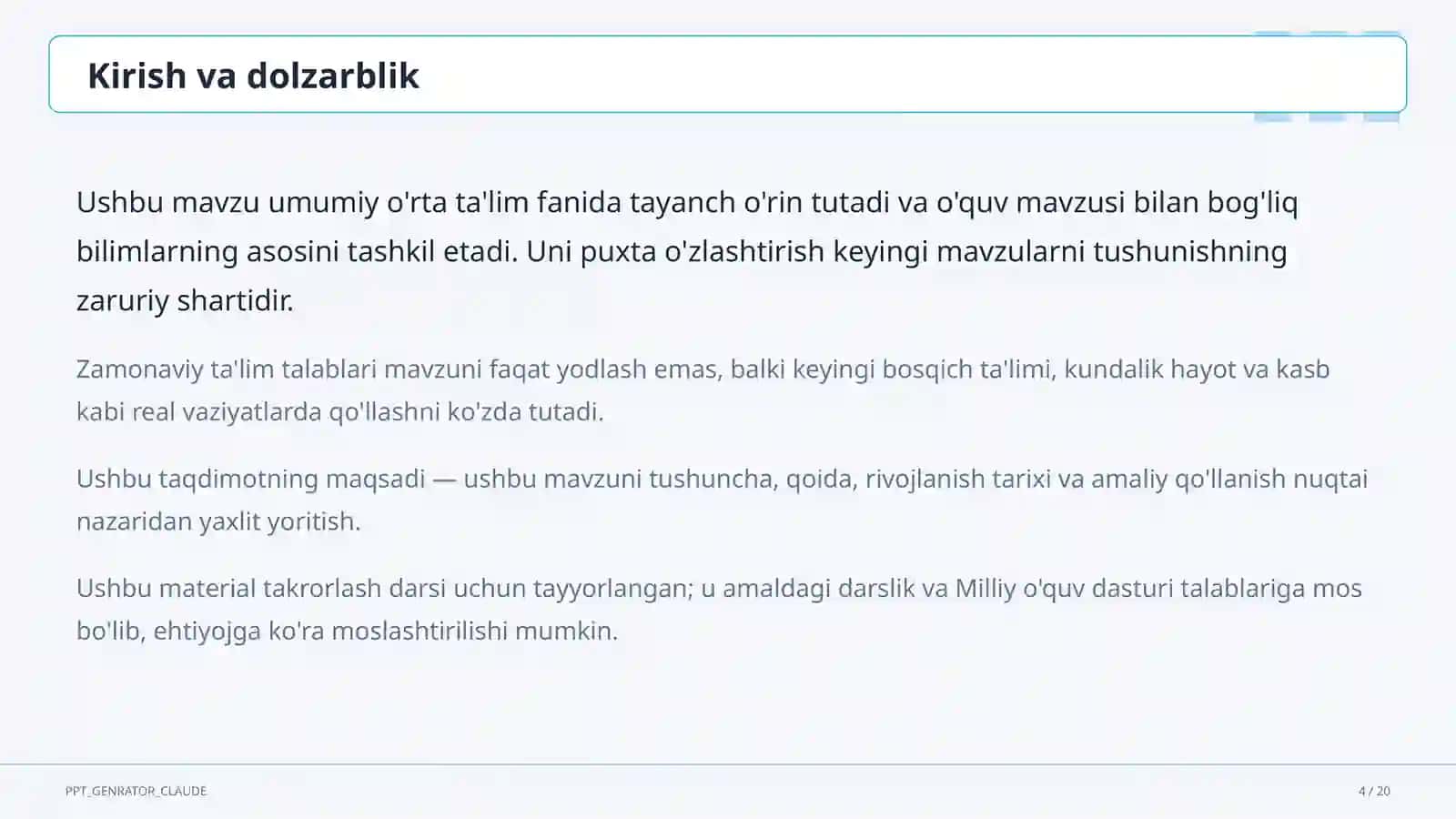 Kasbga yo'naltirish: 9-11-sinf o'quvchilari uchun kelajak kasblari (2026) 4