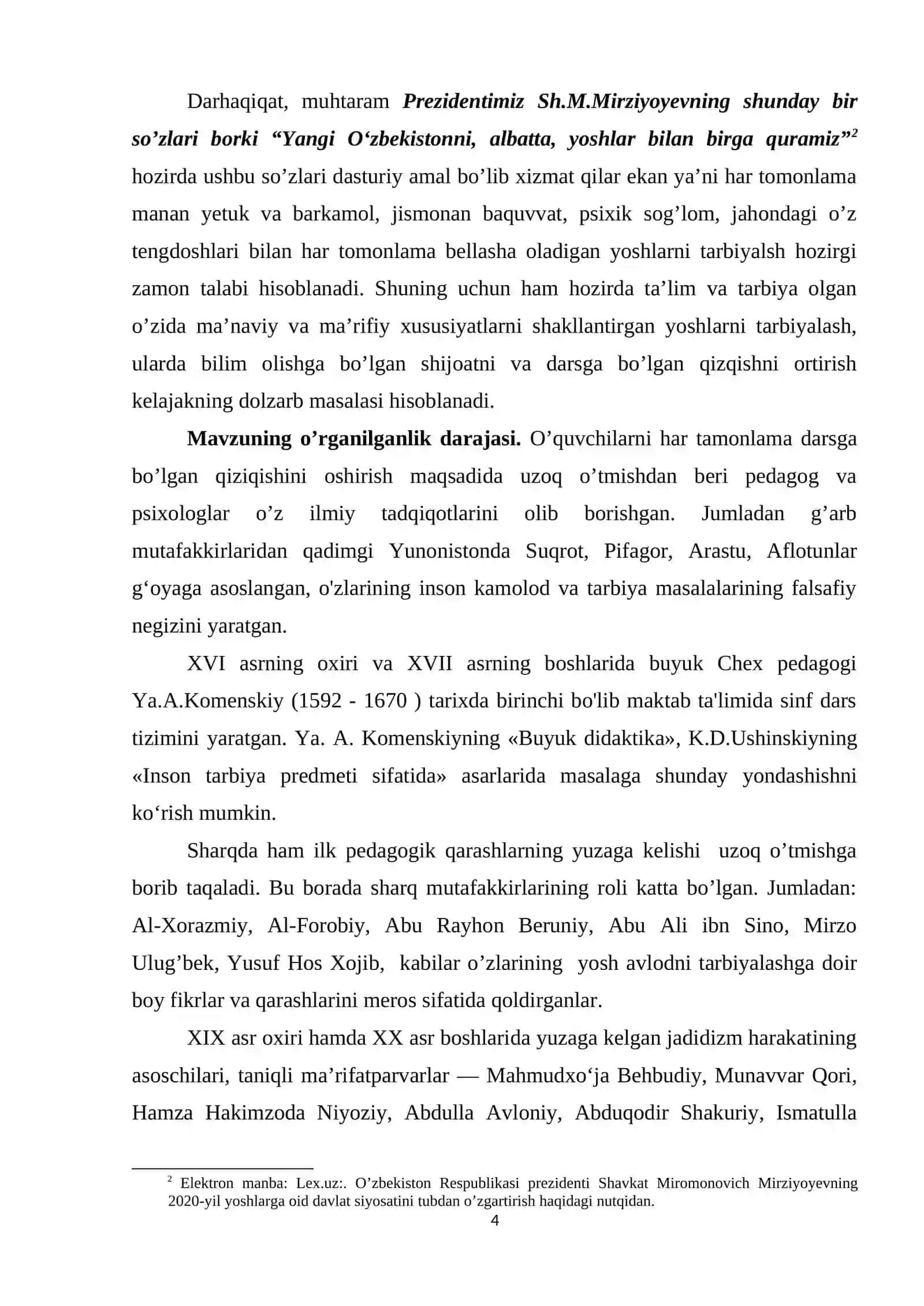 BOSHLANG’ICH SINF O’QUVCHILARIDA DARSGA IJOBIY MUNOSABATNI SHAKLLANTIRISHNING MEXANIZMLARI 4