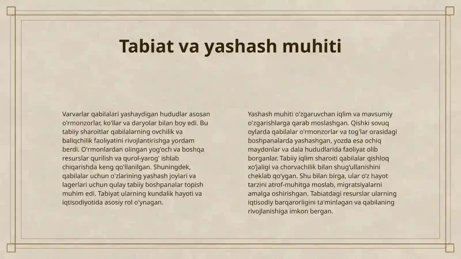 VARVARLAR QABILASI 4