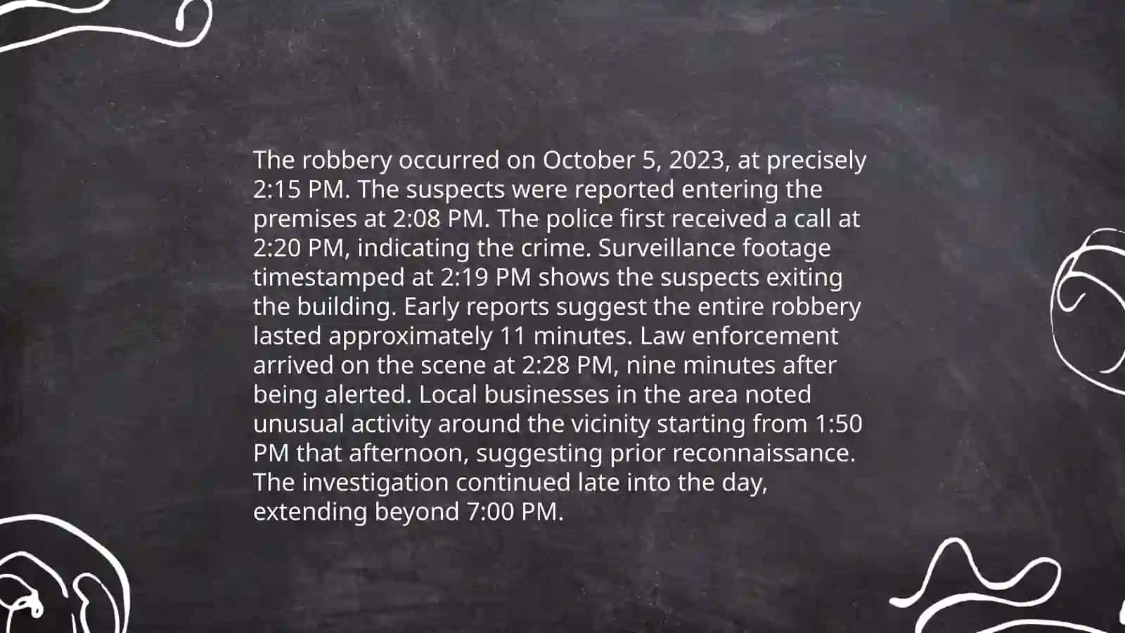 Chemical Spill Incident Report 4