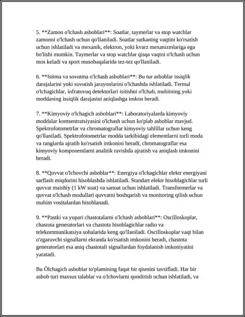 ÒLCHAGICH VA KESISH ASBOBLARINI TANLASH 4