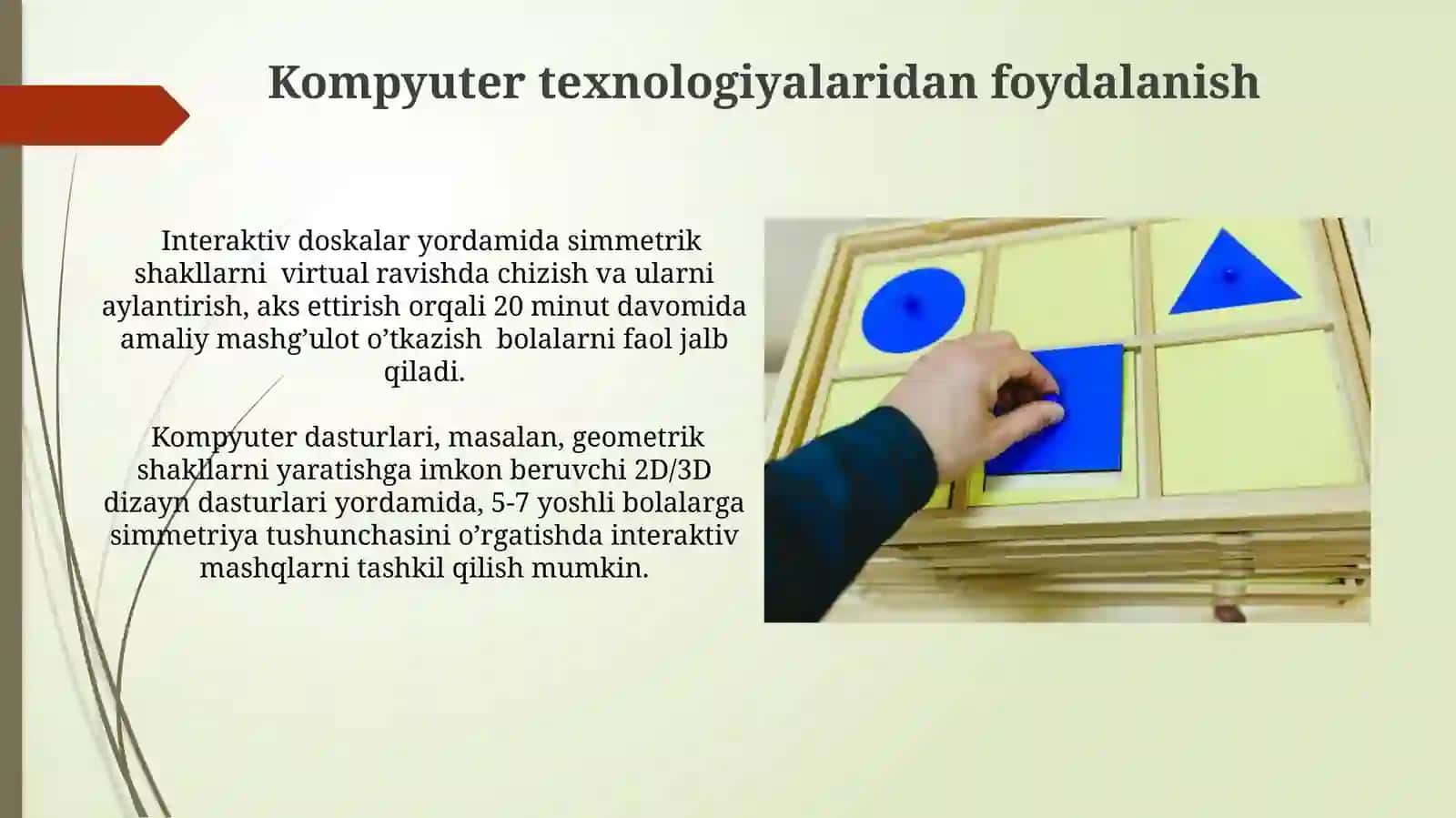 Boshlang'ich sinflarda simmetrik shakllarni o'qitish metodikasi 4