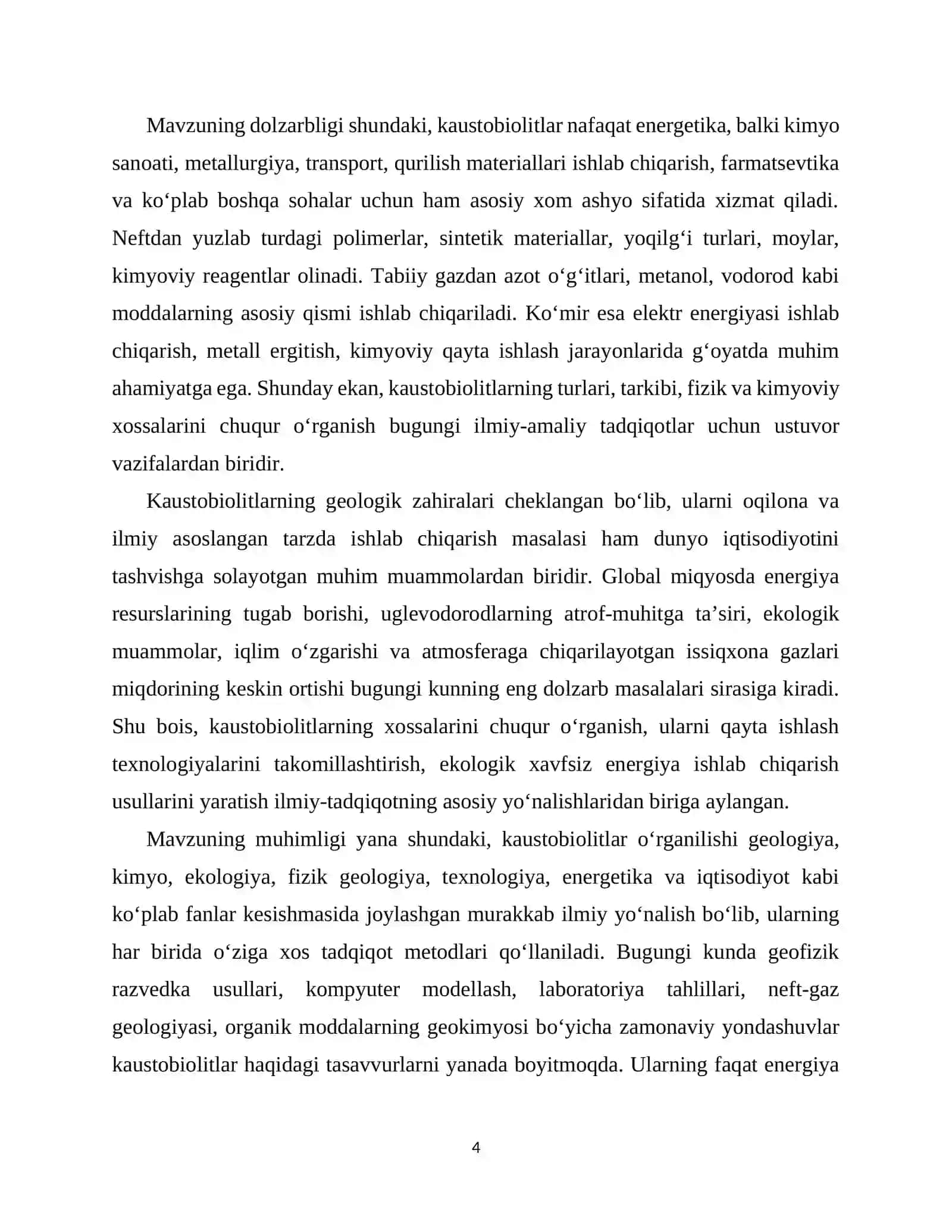 KAUSTOBIOLITLAR TURLARI VA XOSSALARI 4