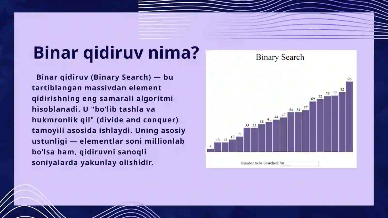 Binar qidiruv 4